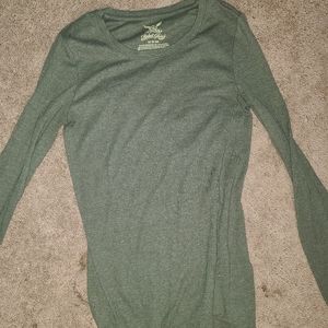 Faded Glory, Medium, Army Green long sleeve tee shirt